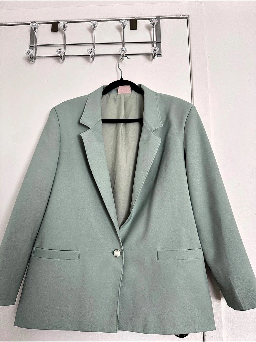 TanJay Vintage Blazer Sage Green Made in Canada Size 14